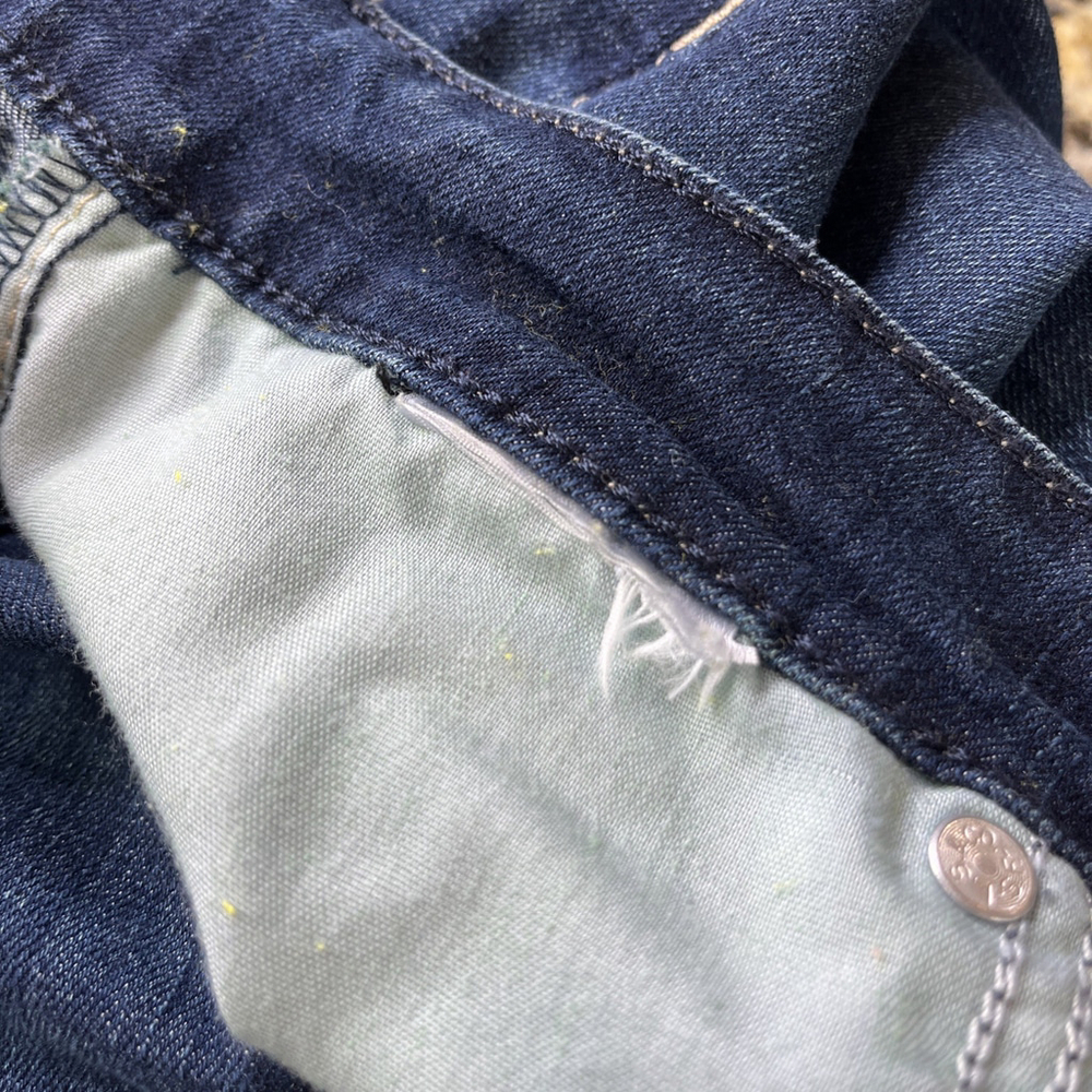 Size 29 Signature Levi Strauss Mid Rise Capri Women’s Denim Jeans Blue NO TAGS - Picture 4 of 12